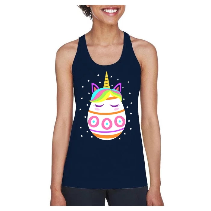 Unicorn Easter For Girl Easter Day Women's Racerback Tank