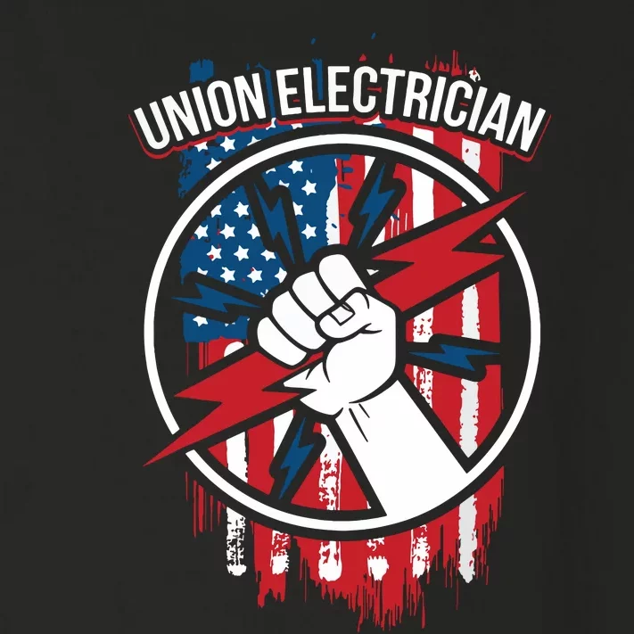 Union Electrician Gift For American Electricians Toddler Long Sleeve Shirt