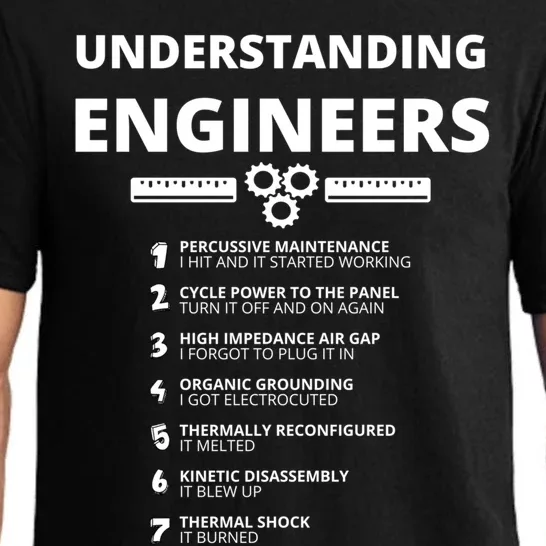 Understanding Engineers Gift Funny Sarcastic Engineering Gift Pajama Set