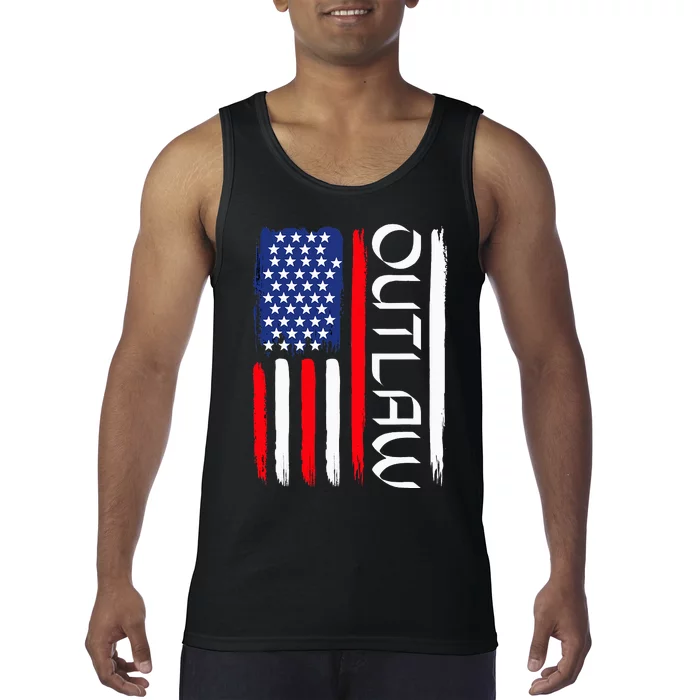 Usa Election IM Voting For The Outlaw In 2024 Tank Top