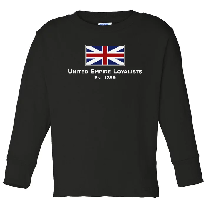 United Empire Loyalists Toddler Long Sleeve Shirt