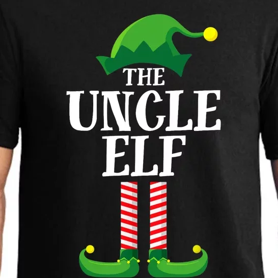 Uncle Elf Matching Family Group Christmas Party Pajama Set