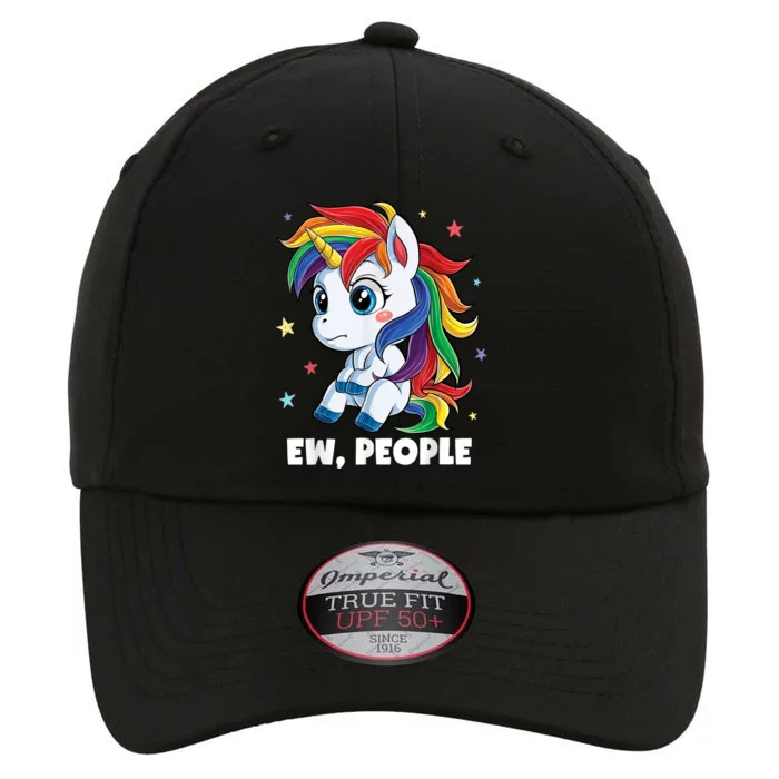 Unicorn Ew People Girls Kids Funny Rainbow Unicorns The Original Performance Cap