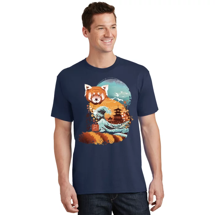 Ukiyo E Red Panda T-Shirt