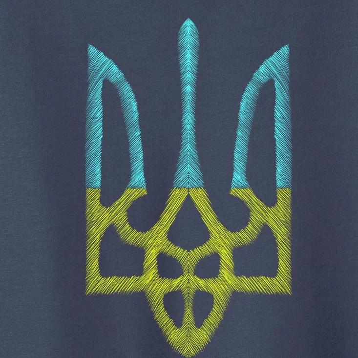 Ukraine Emblem Sketch Toddler T-Shirt