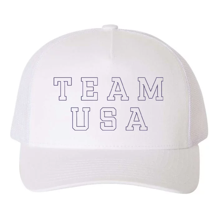 Usa Eiffel Tower Usa 2024. Yupoong Adult 5-Panel Trucker Hat