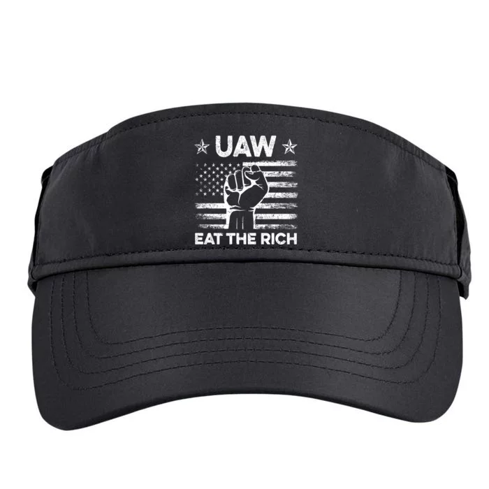 Uaw Eat The Rich Adult Drive Performance Visor