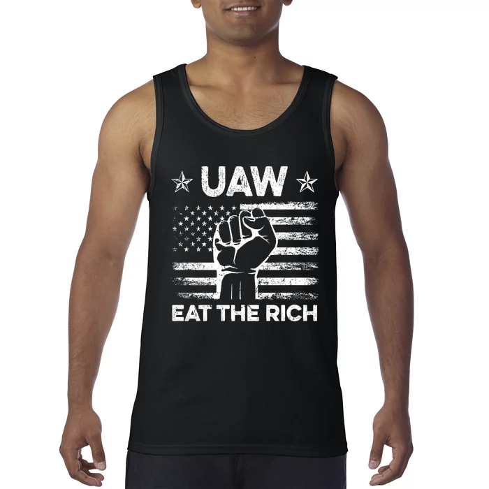 Uaw Eat The Rich Tank Top