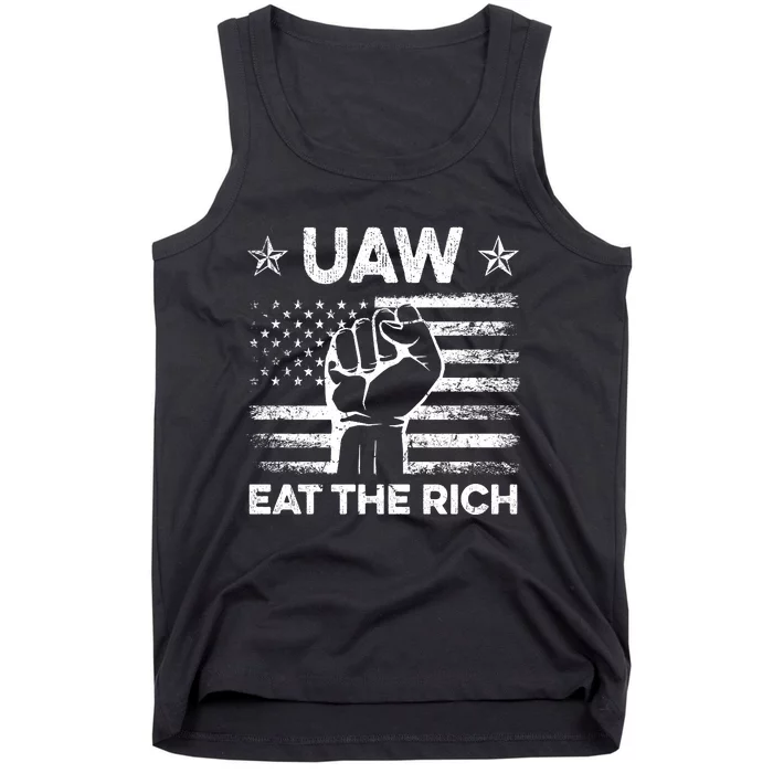 Uaw Eat The Rich Tank Top