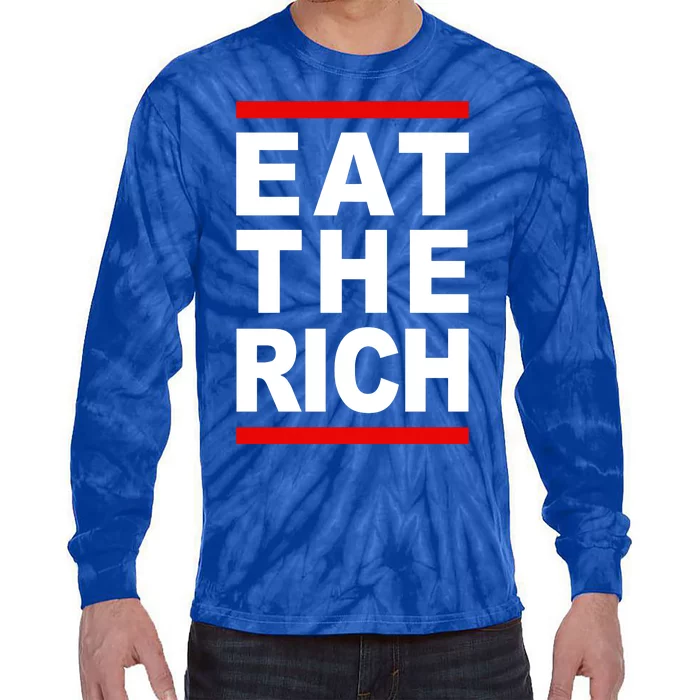 Uaw Eat The Rich Tie-Dye Long Sleeve Shirt