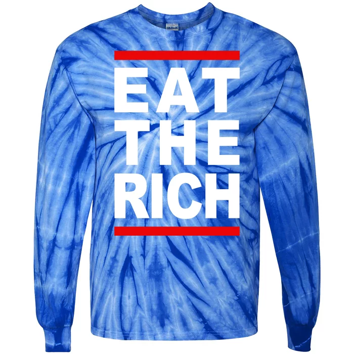 Uaw Eat The Rich Tie-Dye Long Sleeve Shirt