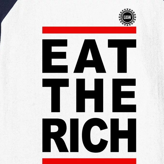 Uaw Eat The Rich Baseball Sleeve Shirt