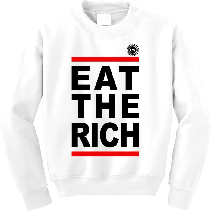 Uaw Eat The Rich Kids Sweatshirt