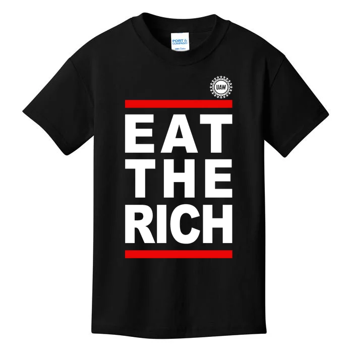 Uaw Eat The Rich Kids T-Shirt