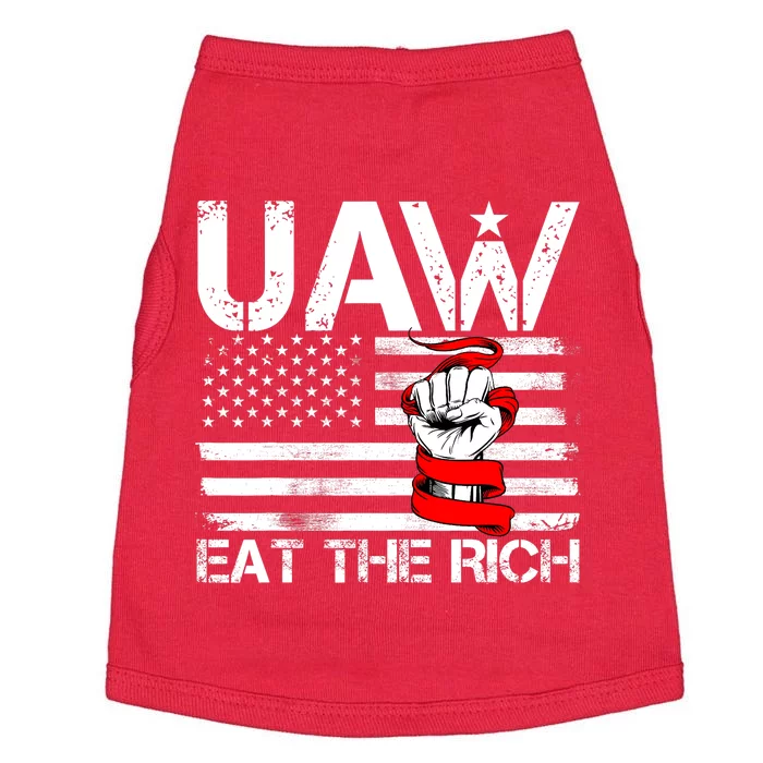 Uaw Eat The Rich Doggie Tank