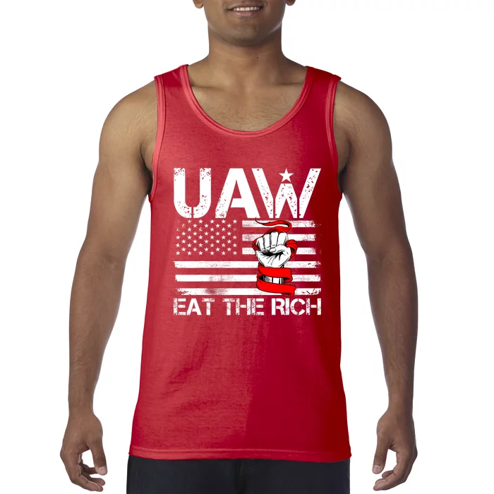 Uaw Eat The Rich Tank Top