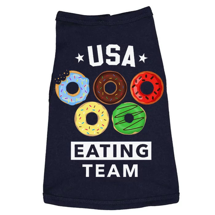 Usa Eating Team Foodie Donut Party Doggie Tank