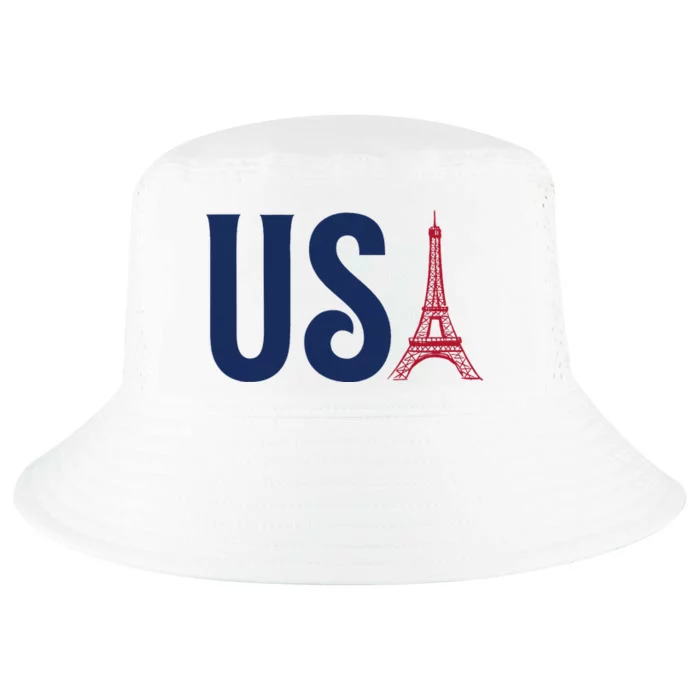 Usa Eiffel Tower Team Souvenir 2024 France Paris Holiday Cool Comfort Performance Bucket Hat