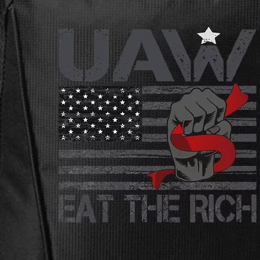 Uaw Eat The Rich City Backpack