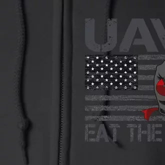 Uaw Eat The Rich Full Zip Hoodie