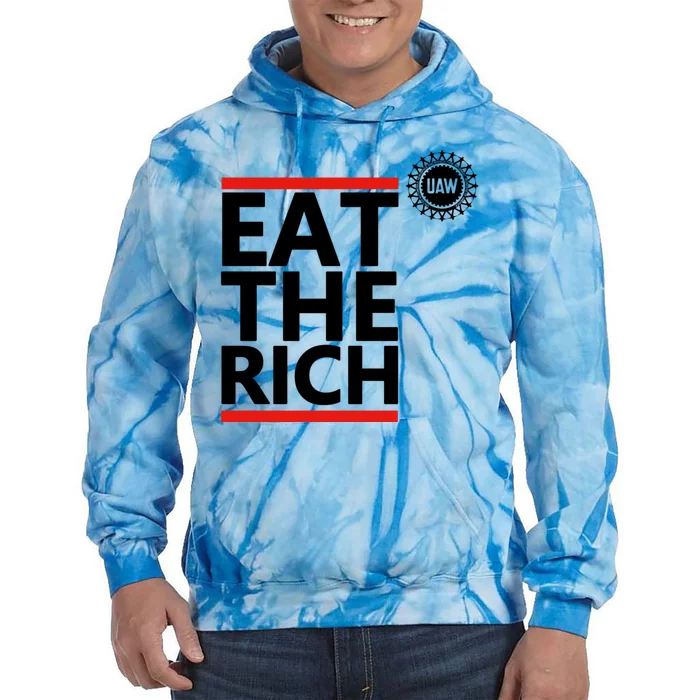 Uaw Eat The Rich Tie Dye Hoodie