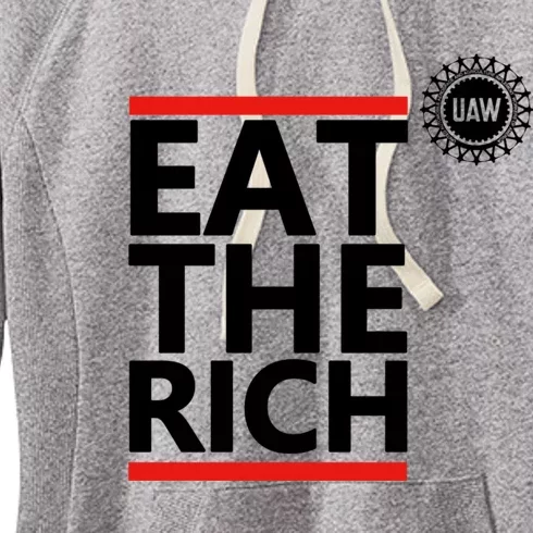 Uaw Eat The Rich Women's Fleece Hoodie