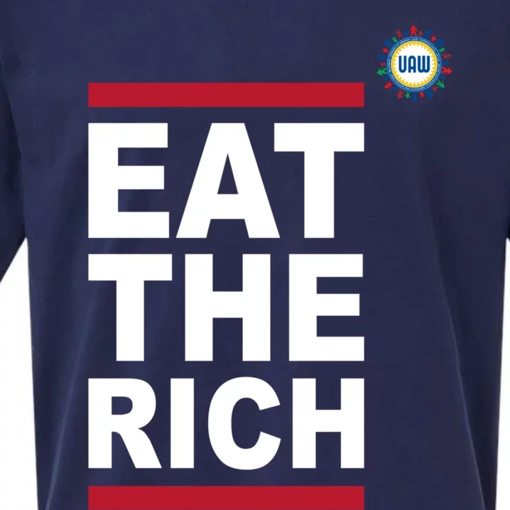 Uaw Eat The Rich Sueded Cloud Jersey T-Shirt