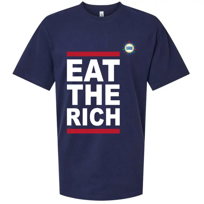 Uaw Eat The Rich Sueded Cloud Jersey T-Shirt