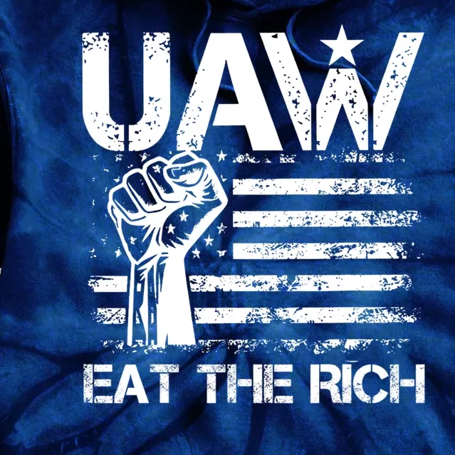 Uaw Eat The Rich Tie Dye Hoodie