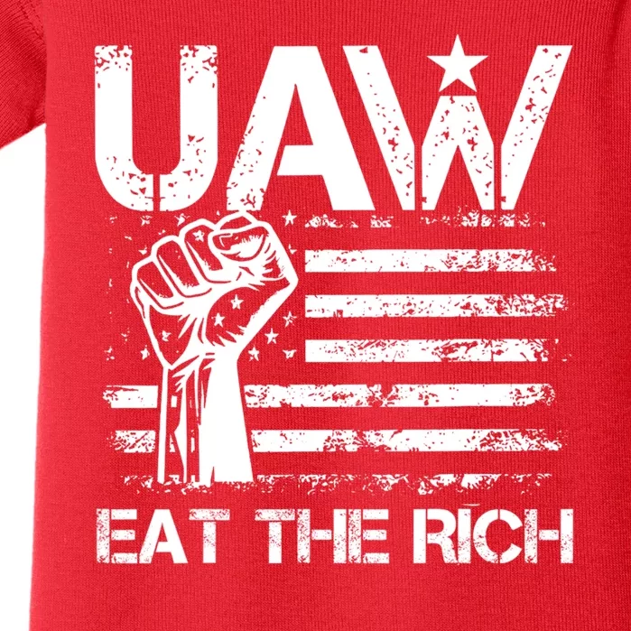 Uaw Eat The Rich Baby Bodysuit