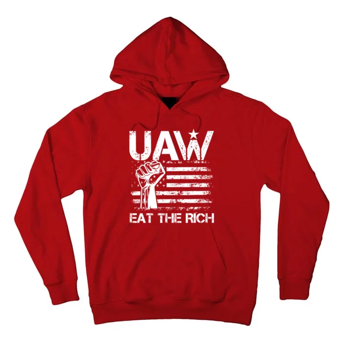 Uaw Eat The Rich Tall Hoodie