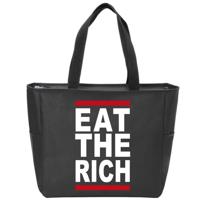 Uaw Eat The Rich Zip Tote Bag