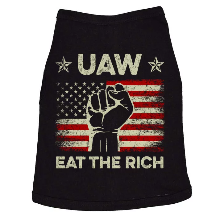 Uaw Eat The Rich Doggie Tank