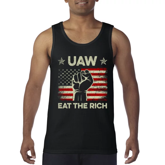 Uaw Eat The Rich Tank Top