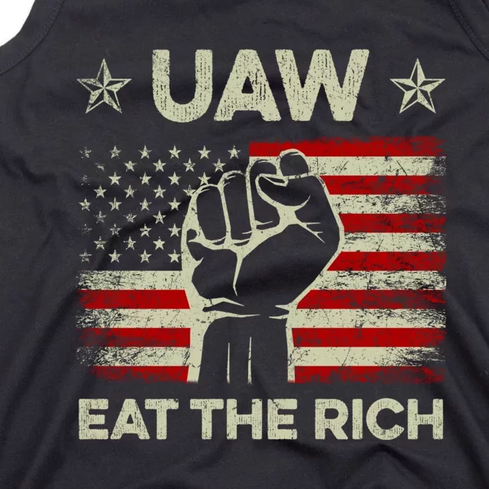 Uaw Eat The Rich Tank Top