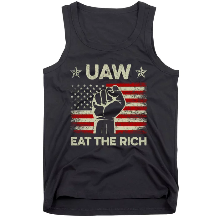 Uaw Eat The Rich Tank Top