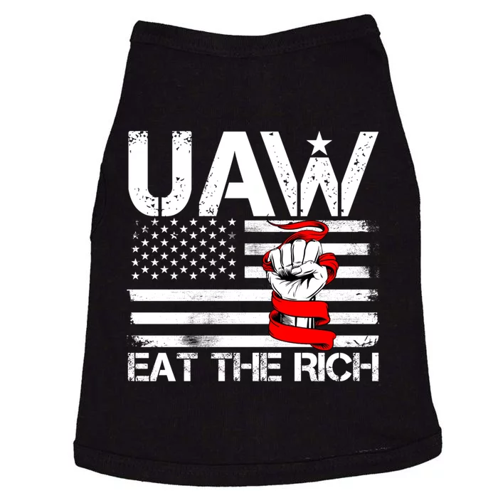 Uaw Eat The Rich Doggie Tank