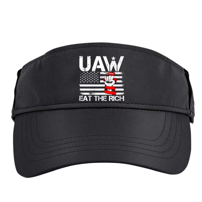 Uaw Eat The Rich Adult Drive Performance Visor