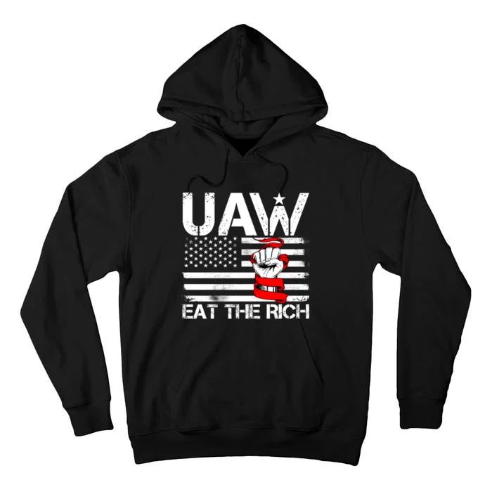 Uaw Eat The Rich Tall Hoodie