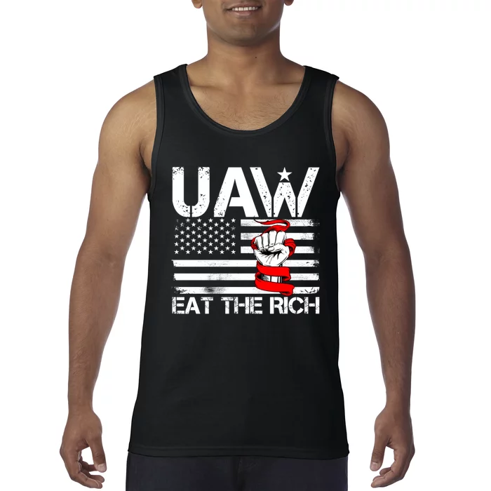 Uaw Eat The Rich Tank Top