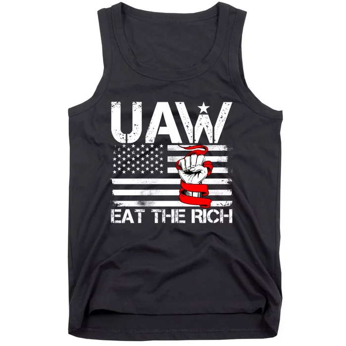 Uaw Eat The Rich Tank Top