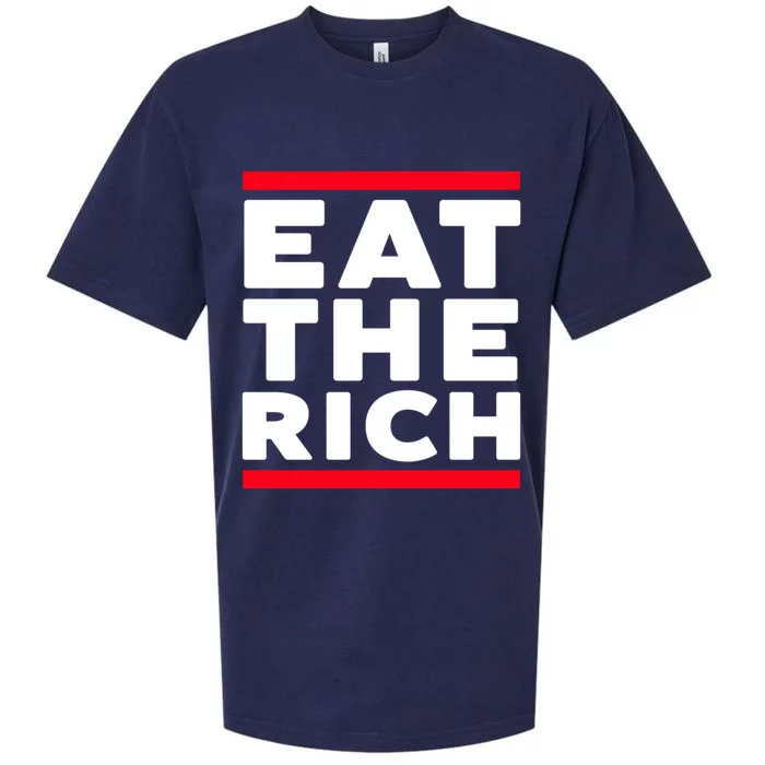 Uaw Eat The Rich Sueded Cloud Jersey T-Shirt