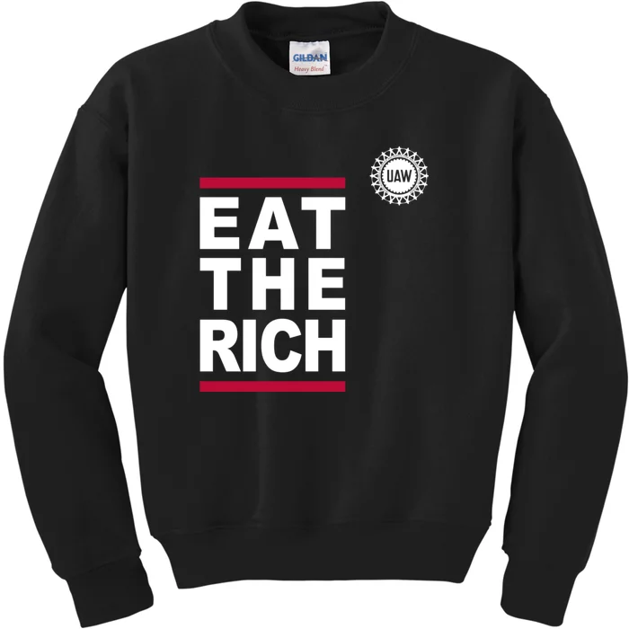 Uaw Eat The Rich Kids Sweatshirt