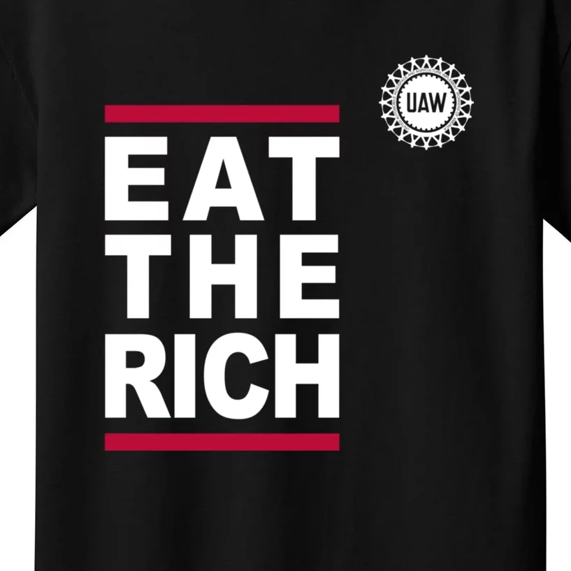 Uaw Eat The Rich Kids T-Shirt