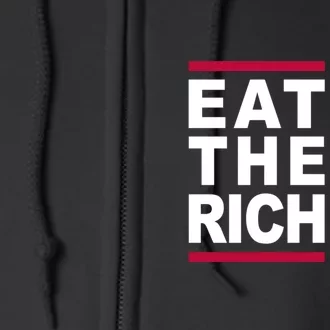 Uaw Eat The Rich Full Zip Hoodie