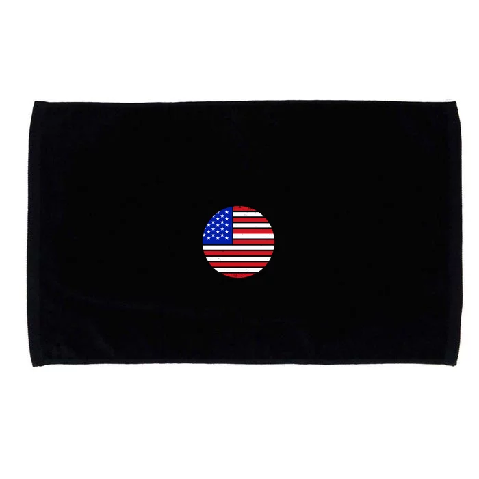 USA Emblem Front & Back Microfiber Hand Towel