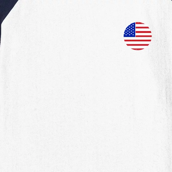 USA Emblem Front & Back Baseball Sleeve Shirt