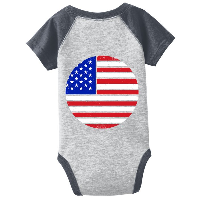 USA Emblem Front & Back Infant Baby Jersey Bodysuit