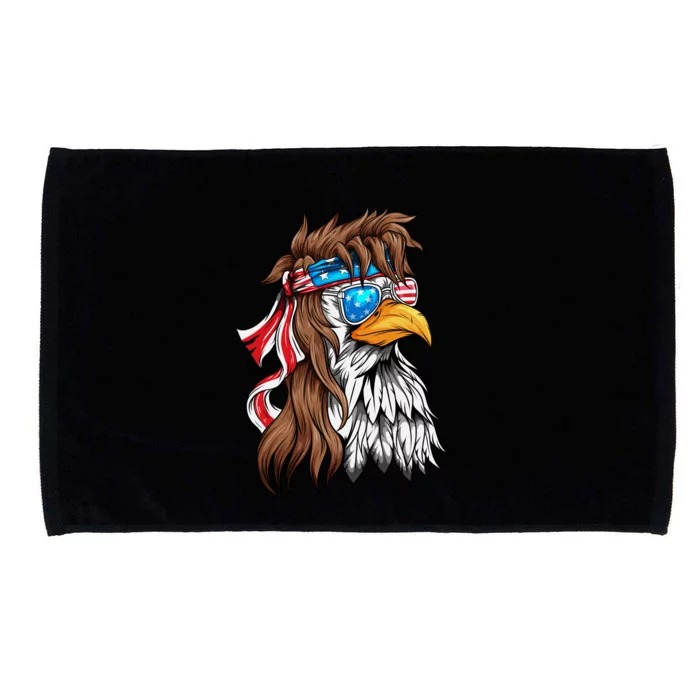 Usa Eagle Us Flag Bandana America National Day Gift Microfiber Hand Towel