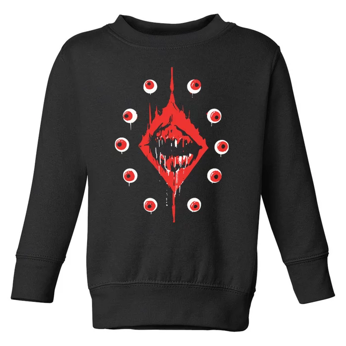 Ultrakill Eyeballs Toddler Sweatshirt